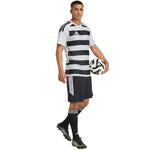 Adidas Hooped 26 Jersey Men’s T-Shirt Grey-Black fekete férfi póló KF3396