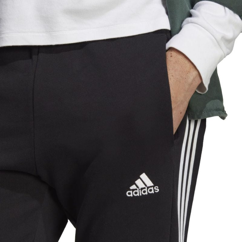 adidas Essentials French Terry Tapered Cuff 3-Stripes M IC0050 pants Nadrág