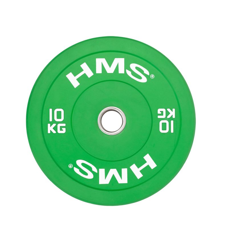 HMS GREEN BUMPER Olympic Plate 10 kg CBR10 zöld póló 17-61-021