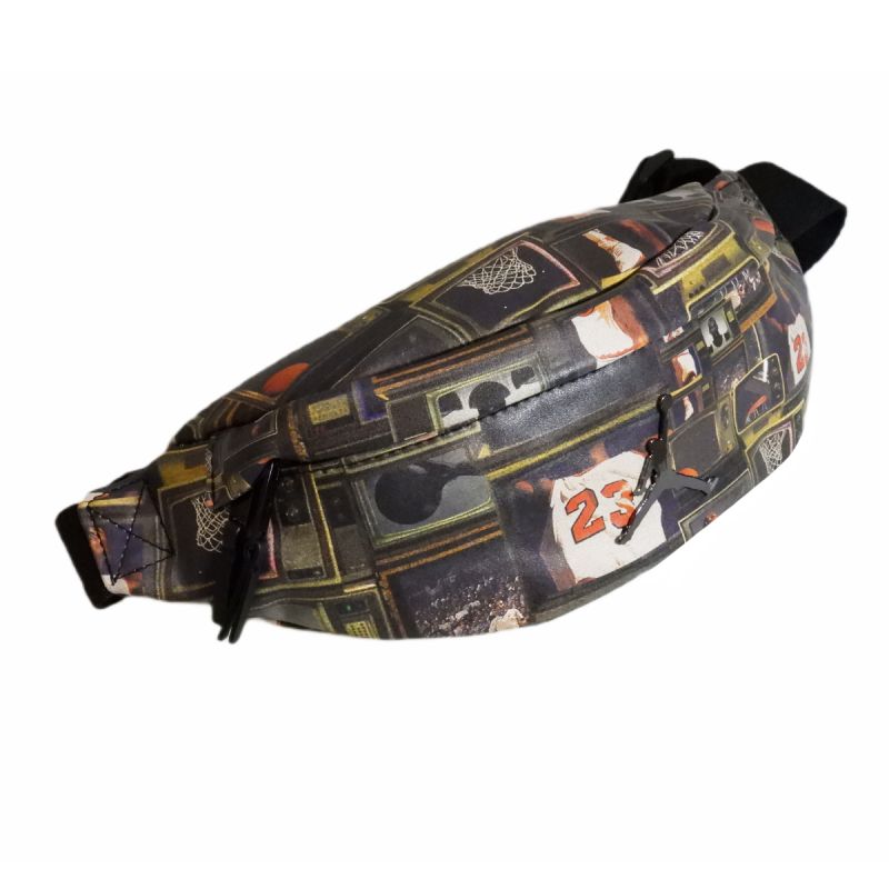 AIR Jordan Jam Borough Gfx Crossbody Bag Black/Multi - uniwersalny sachets, belts, bags