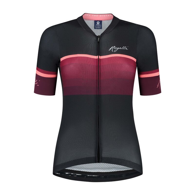 Rogelli IMPRESS II women's t-shirt, burgundy- korall póló