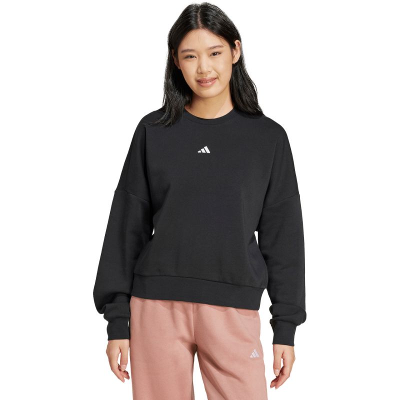 adidas Essentials Small Logo Feelcozy Women's Sweatshirt Black JC5932 2xs kapucnis pulóver