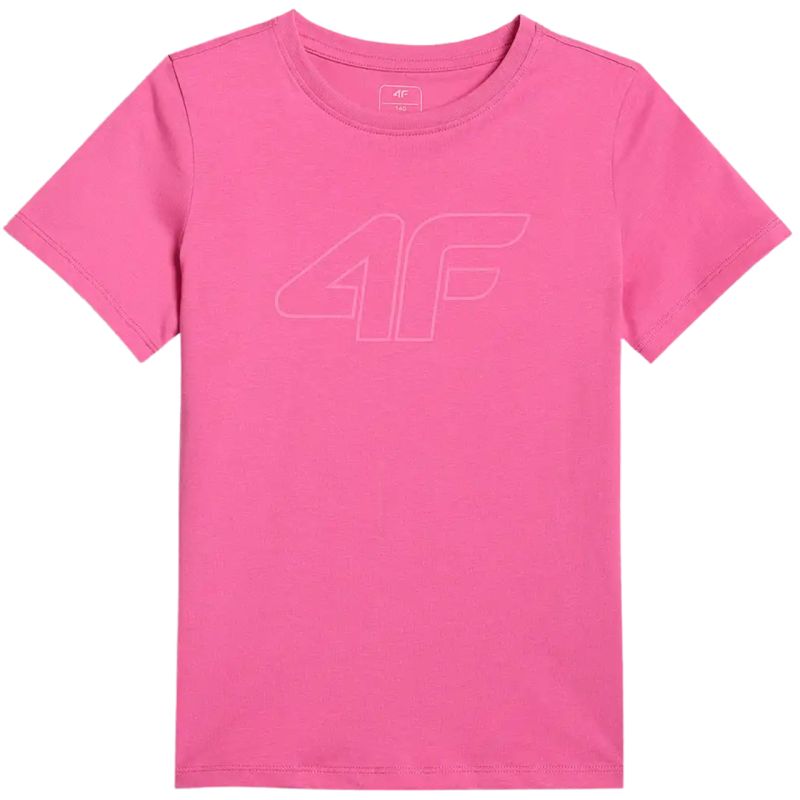 T-shirt for girls 4F F3004 dark 4FJWSS26TTSHF3004 53S rózsaszín clothing
