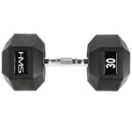 HMS HEX PRO 30 kg dumbbell szürke póló 17-66-123