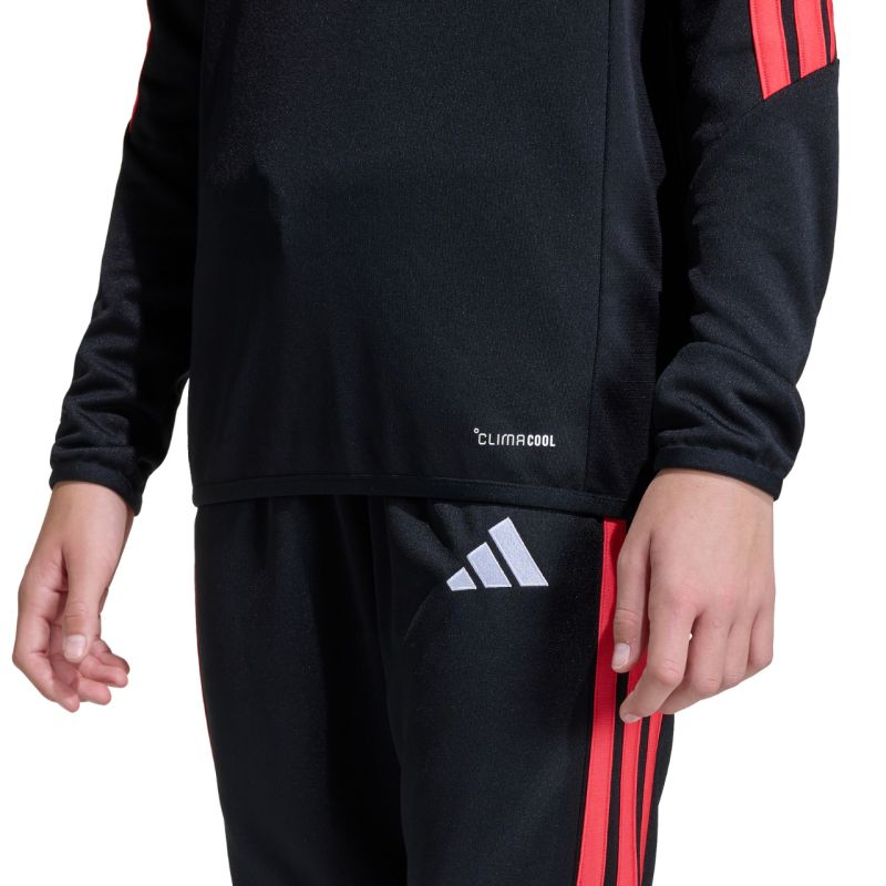 adidas Tiro 26 League Training Top for kids, black, white, and red, JY7159 104cm pulóver