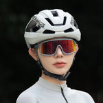 Rockbros LK-15 Carbon Fiber Bike Helmet 58-62cm - Light Gray szary helmets, lights