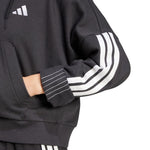 adidas Women's Essentials 3-Stripes French Terry Quarter-Zip Hoodie Black JN1956 Egyéb