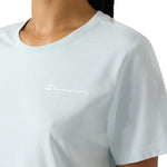 Champion Women's Sleeve T-shirt, Sky 118408 BS224 kék short