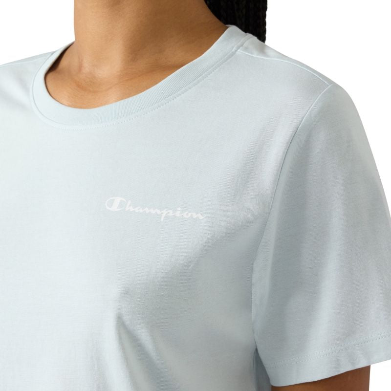 Champion Women's Sleeve T-shirt, Sky 118408 BS224 kék short