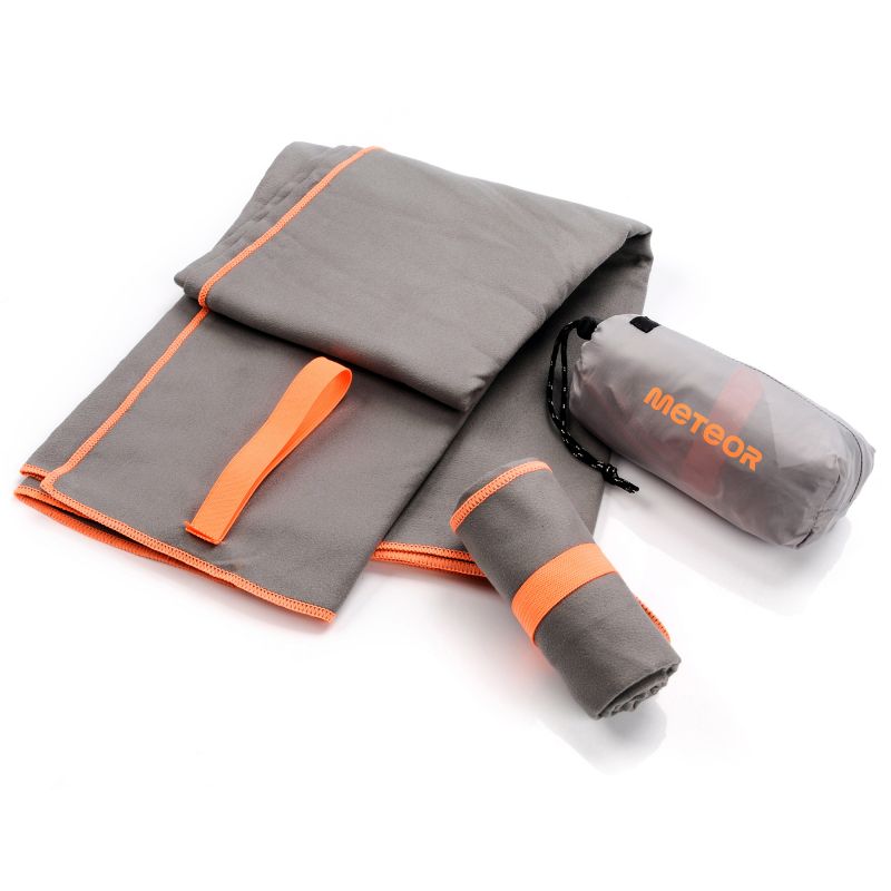 Meteor XL towel 110 x 175 cm gray uniw towels