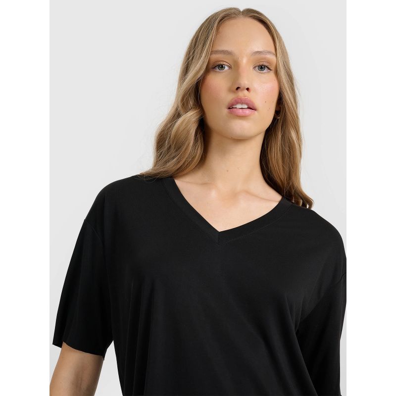 4f Women's oversize T-shirt with modal 4FRAW25TTSHF3283-21S Egyéb