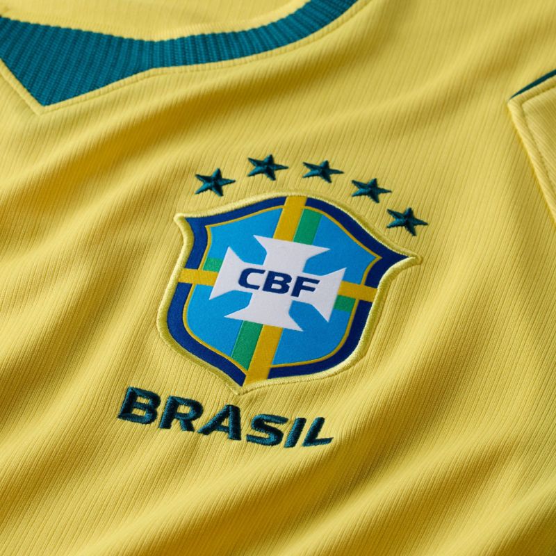 Nike Brazil 2026 Stadium Home Men's Jersey Yellow