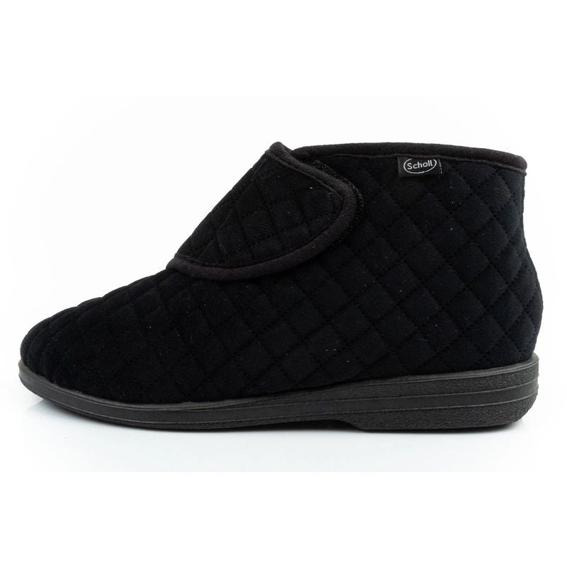 Scholl Lili Ankle Insulated Velcro Slippers W fekete shoes, rain boots