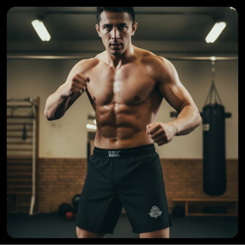 DBX Bushido Black MMA fekete short