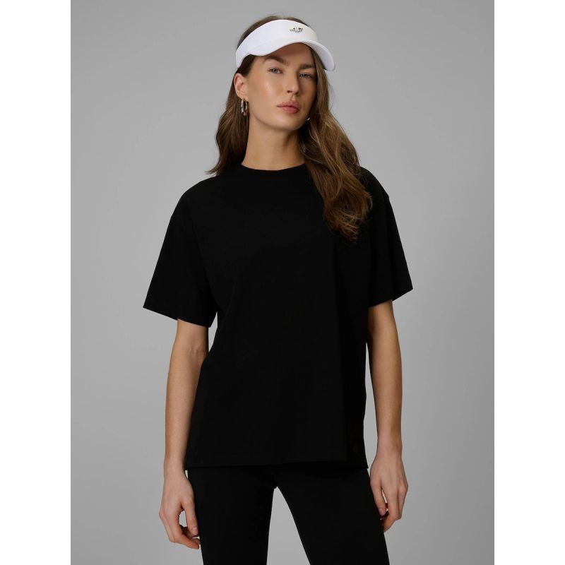4F Women's loose plain T-shirt póló