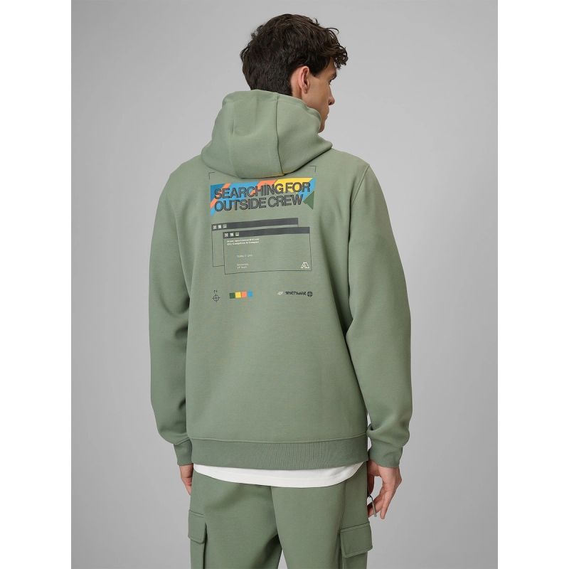 4F Men's regular hooded sweatshirt pulóver 4FRSS26TSWSM2894-44S