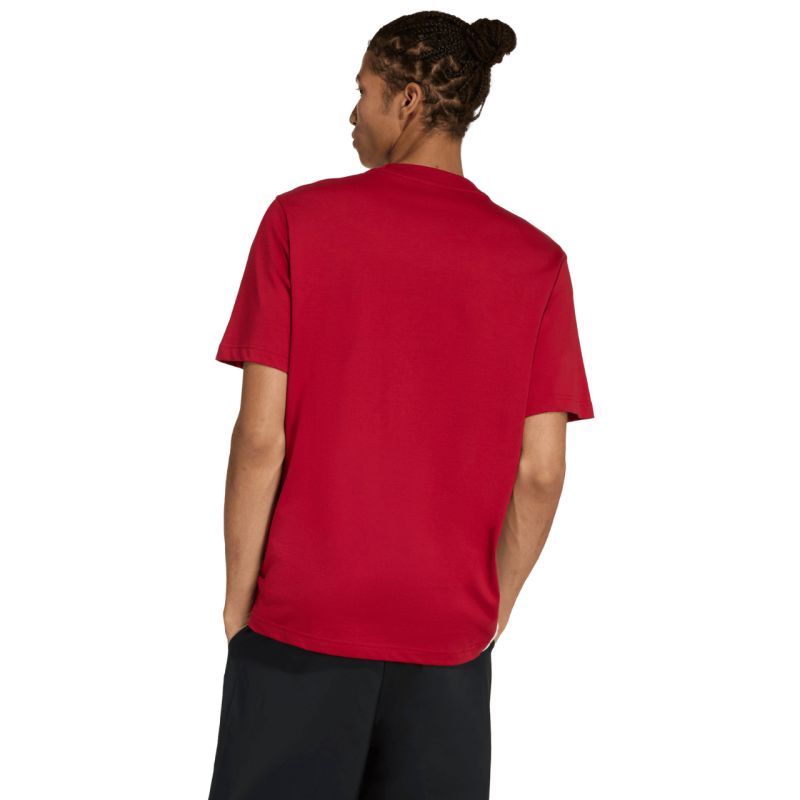 adidas Essentials 3-Stripes Men's T-Shirt Red KD4865 piros póló
