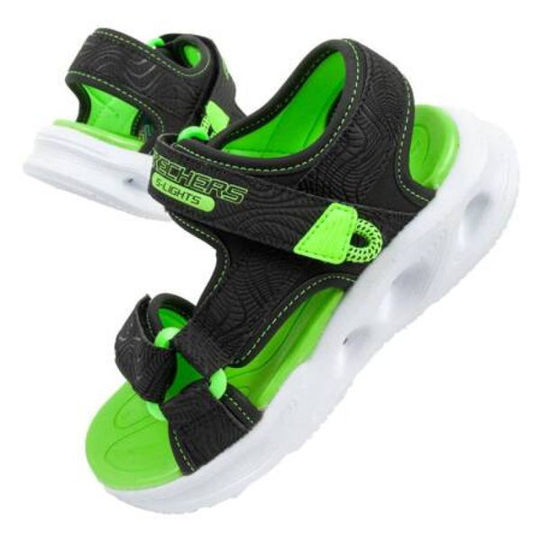 Skechers Jr 401673L/BKLM sandals Cipő