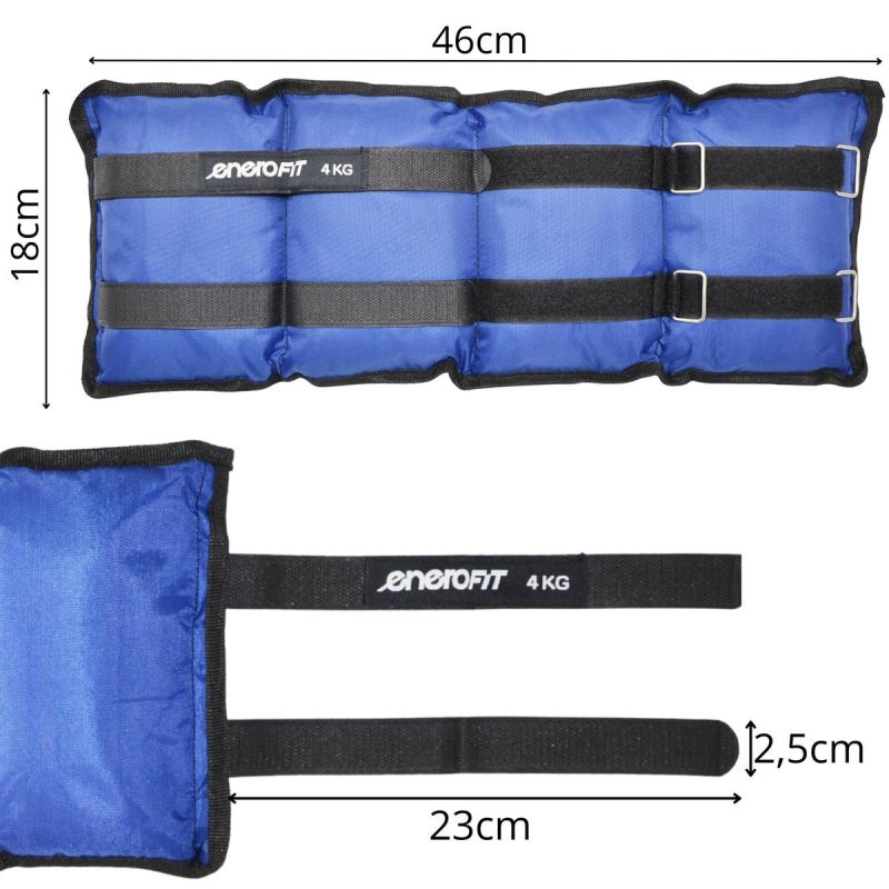 Enero BLUE JOINT WEIGHT 8KG (2x4KG) FIT kék weight, strength training equipment, training equipment