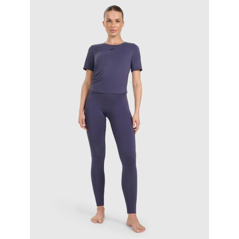 Women's quick-drying yoga and pilates top 4F 4FWAW25TFTSF1524-31S