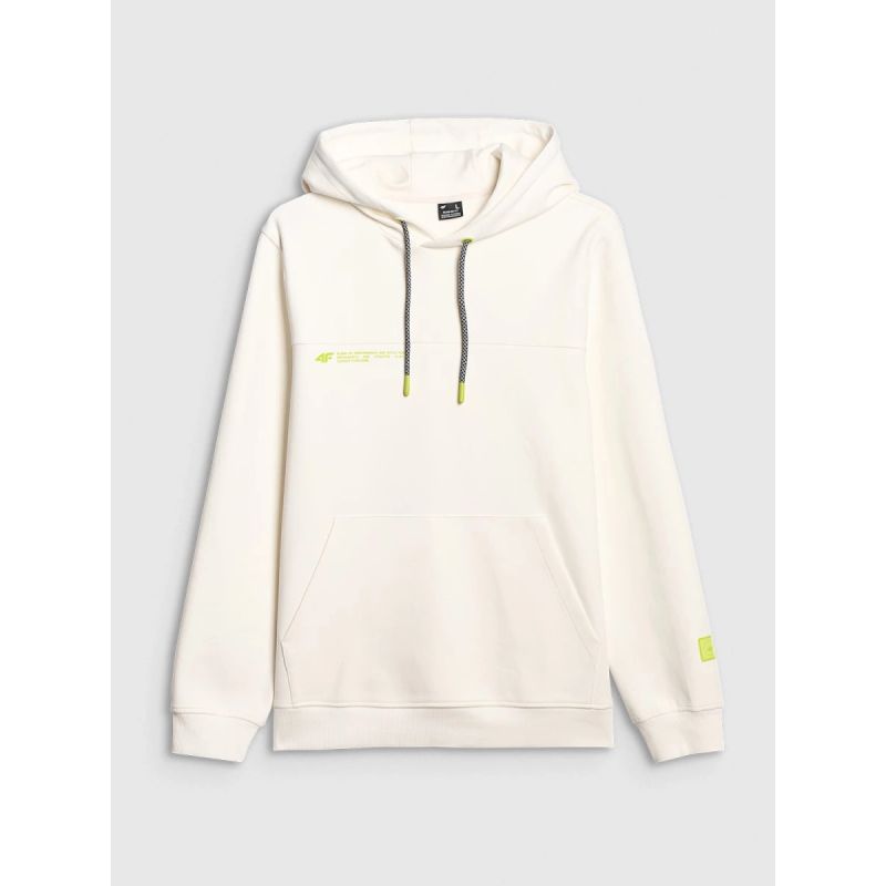 4f Men's sweatshirt with hood, open, 4FRAW25TSWSM2458-11S General