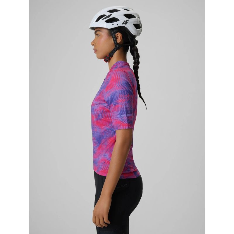 Women's cycling jersey with UPF50+ filter 4F