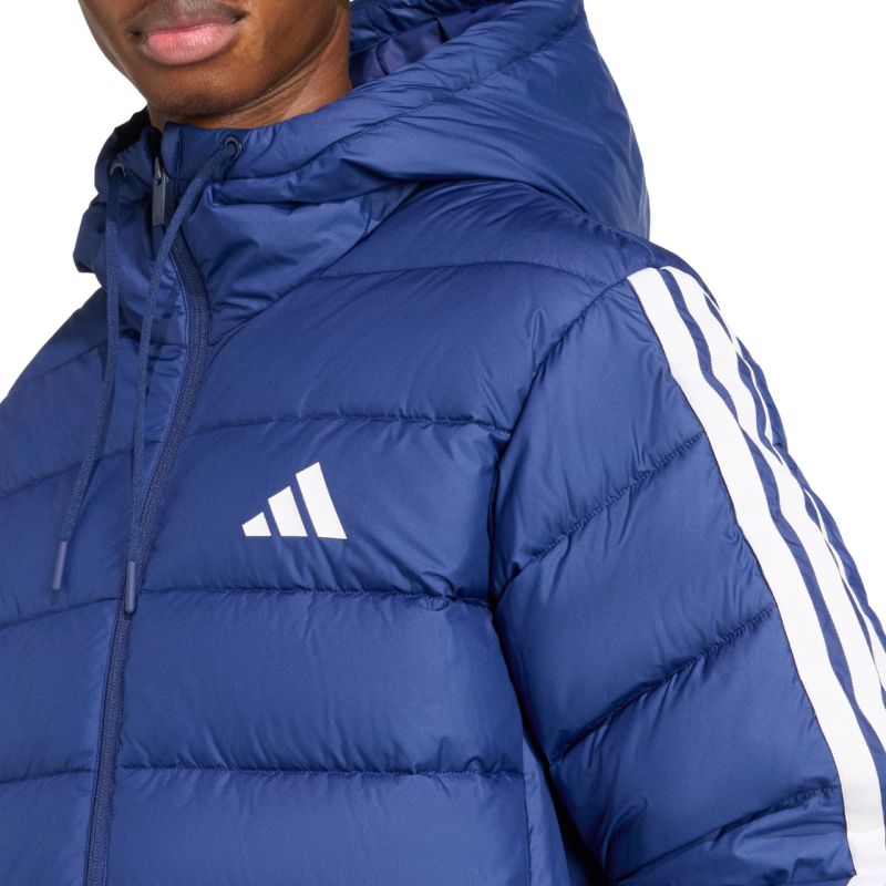 Men's adidas Essentials CLIMAWARM 3-Stripes Jacket Blue JX7771 2xs kapucnis pulóver