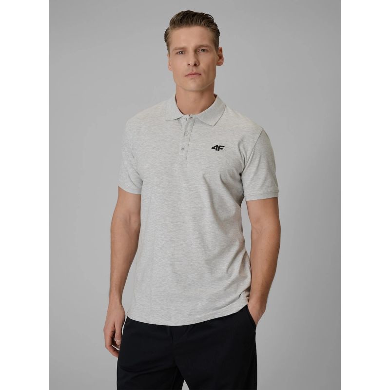 4F Men's regular póló férfi galléros póló 4FRMM00TPTSM0939-27M