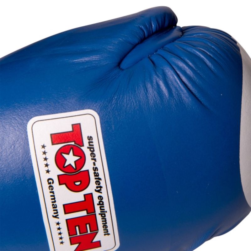 TOP TEN RTT-WAKO Boxing Gloves 10 oz (WAKO APPROVED) czerwony kesztyű