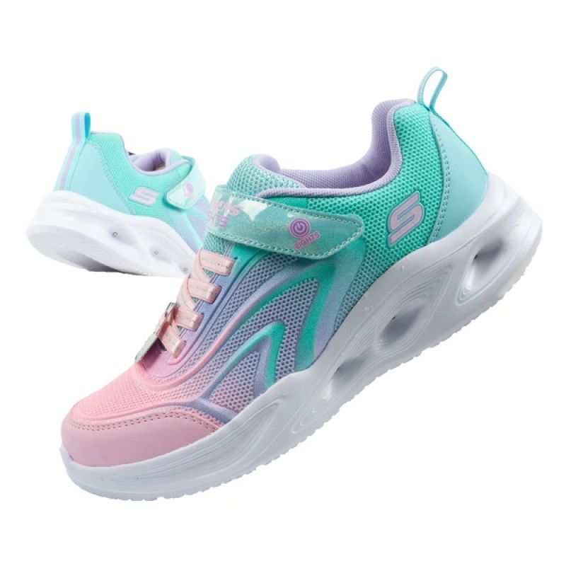 Skechers Color Breeze LED Children's Sports for Girls utcai cipő