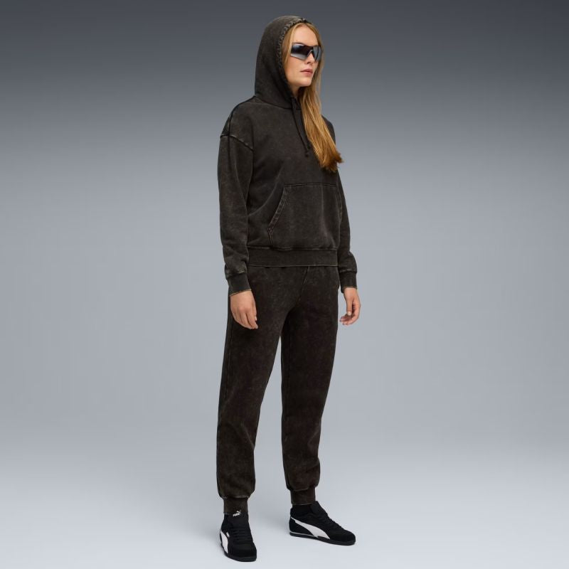 Puma ESS Elevated Relaxed Wash Hoodie W 688103 01 Pulóver