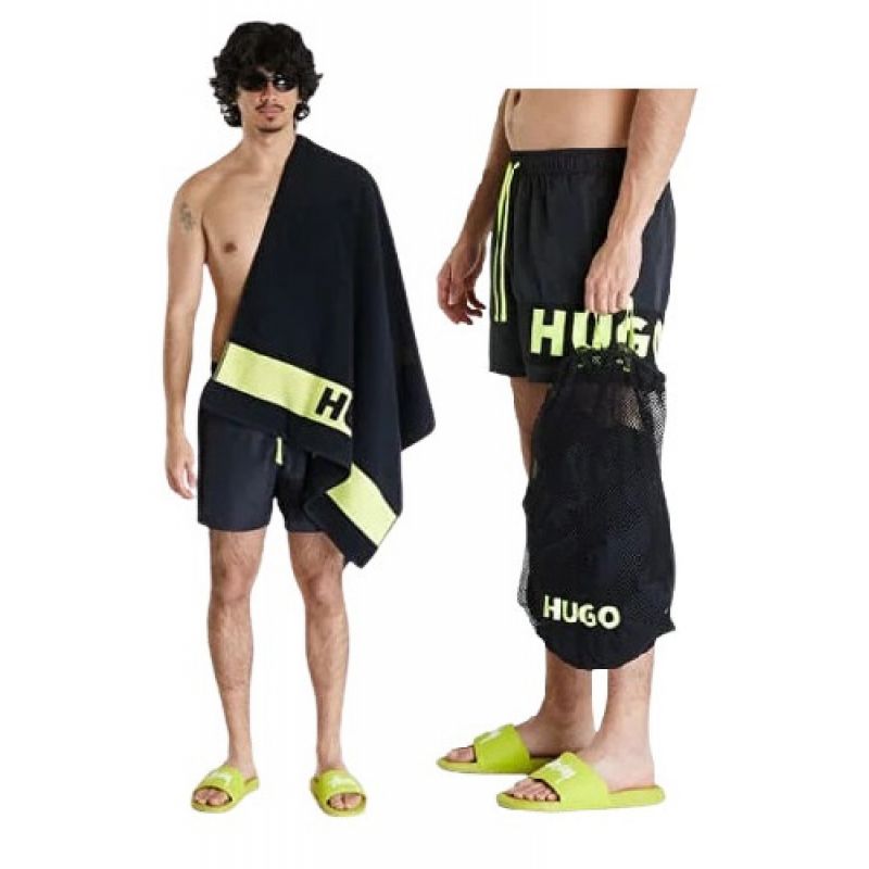 Inny Hugo Cruise M 50515502-001 swim shorts + towel set Úszóruha