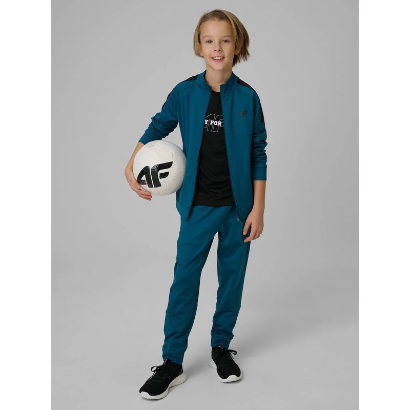 Regular sports sweatshirt without hood for boys 4F