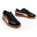 Puma women's sports CLub II Era sneakers fashionable leather fekete cipő