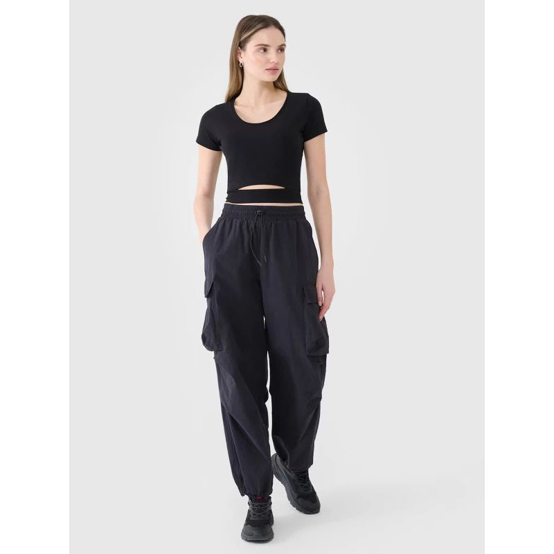 4f Women's crop top plain T-shirt 4FRSS25TTSHF2695-20S General