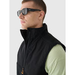 Men's sherpa vest with stand-up collar 4F 4FRAW24TVESM172-20S mellény