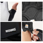 Rockbros ROAD TO SKY Short Shock Absorbing Cycling Gloves L - White l \ biały kesztyű 16220043002-211642