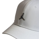 AIR Jordan Rise Structured Metal Jumpman Cap Gray - m/l hats, caps