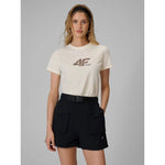 4F Women's regular printed T-shirt póló 4FRSS26TTSHF4422-12S