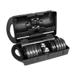 Rebel Active Adjustable Dumbbells In Case With Bar, 15 Kg Set edzőfelszerelés RBA-2327-15