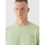 Men's oversize longsleeve with print 4F 4FRAW24TLONM502-44S hosszú ujjú póló