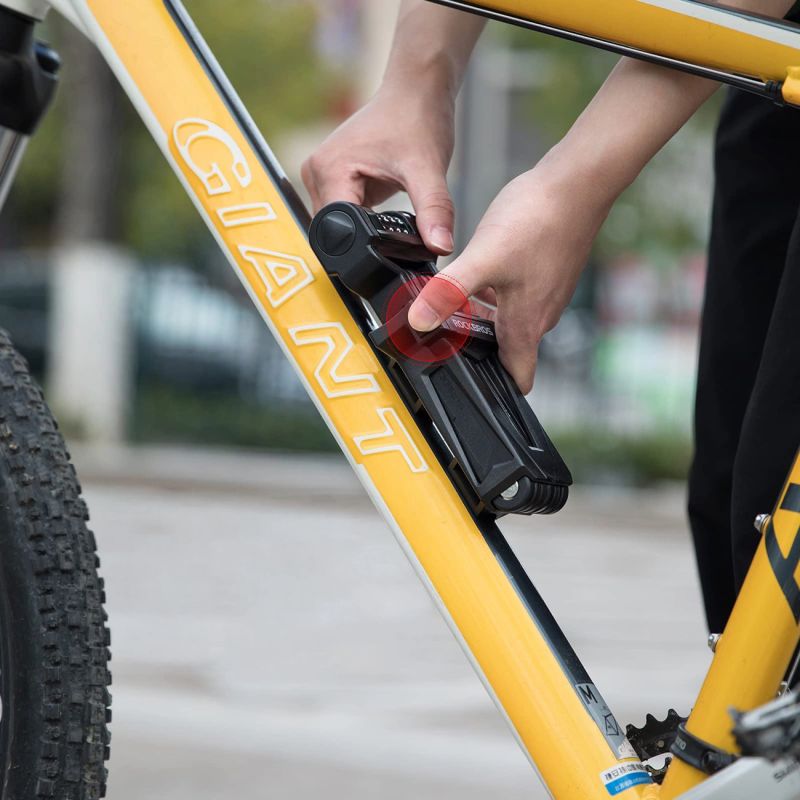 Rockbros Folding Bike Lock with Combination - Black
