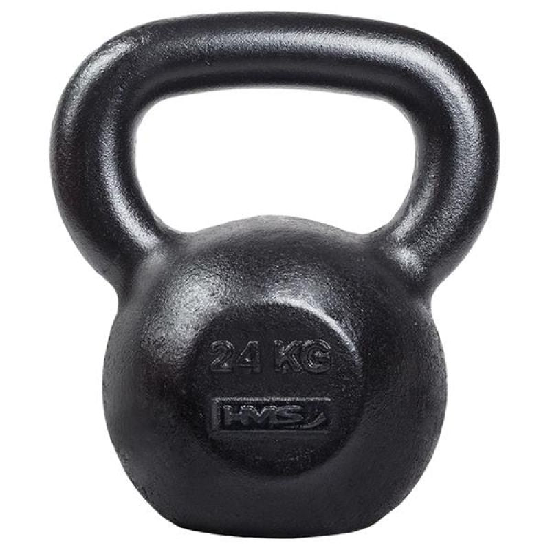 HMS Cast iron kettlebell KZG24 24kg fekete edzőfelszerelés 17-64-016