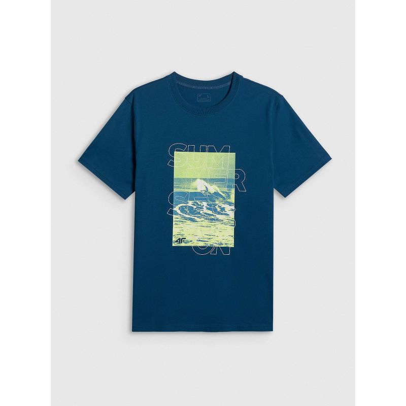 4F Men's regular printed T-shirt 3xl póló