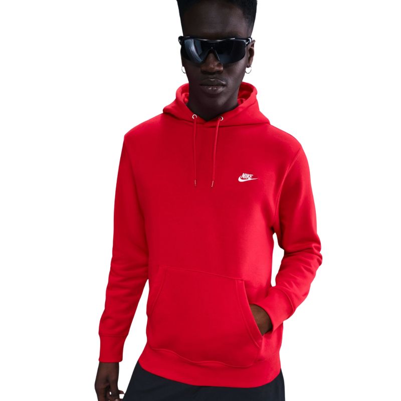 Nike Club BB men's sweatshirt red piros pulóver