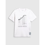 Men's regular printed T-shirt 4F 4FRAW25TTSHM3845-10S póló