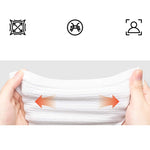 Rockbros LFA23 TVI Women's Knitted Bicycle Neck Warmer - White biały kötött sapka 11250008001-211704