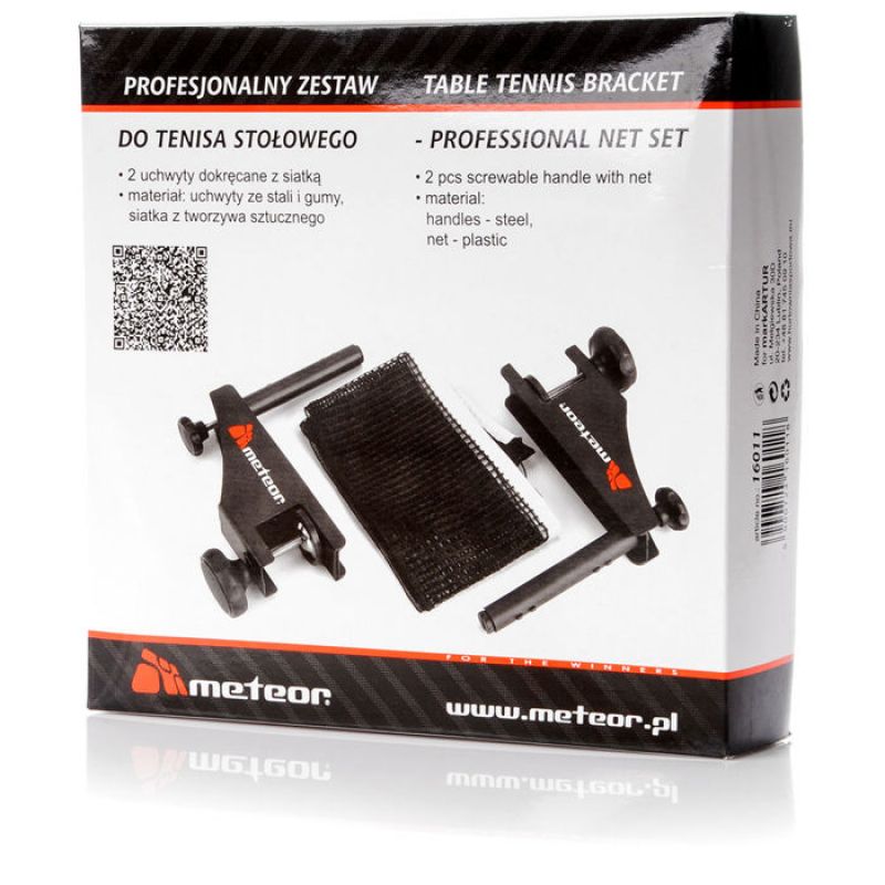 Meteor Table Tennis Net, Black fekete nets