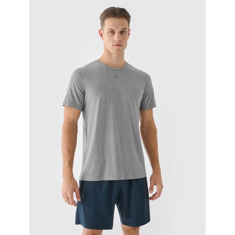 Men's quick-drying regular training T-shirt 4F 4FWAW24TFTSM1003-25M 3xl póló