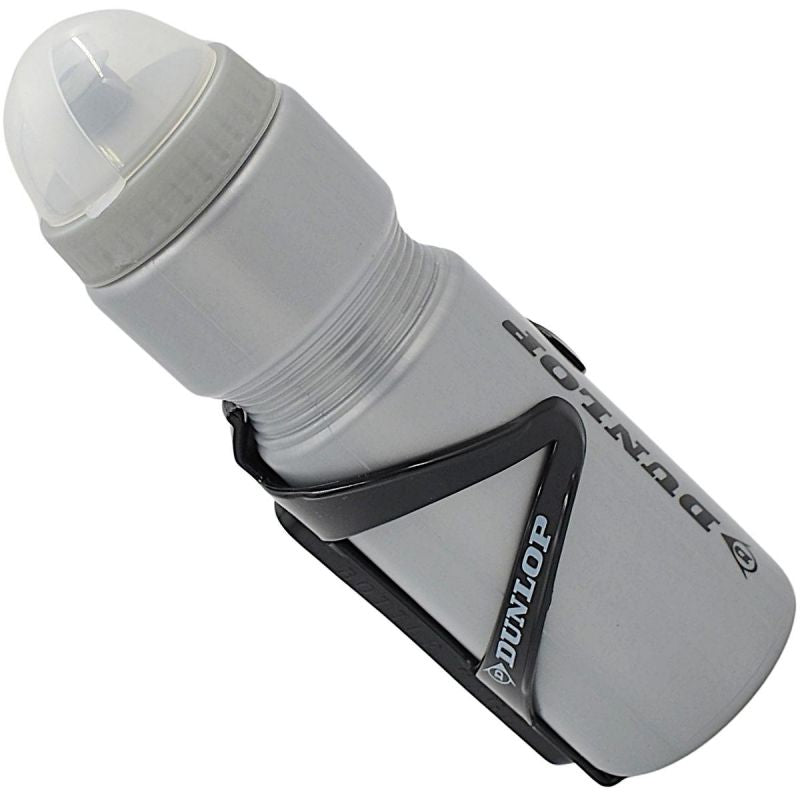 Dunlop 750ml Bike Bottle With Cage Silver szürke kulacs GSP-275092